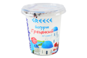 Йогурт 10% Греческий На здоров'я ст 280г