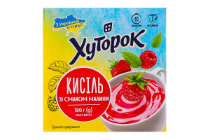 Кисель со вкусом малины Хуторок м/у 180г