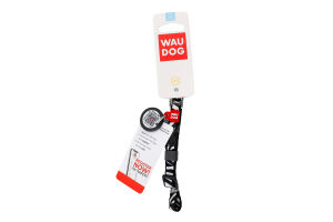 Нашийник д/котів та дрібних порід собак Зебра з QR адресником нейлон пластиковий фастекс р.XS 10мм L20-30см WauDog