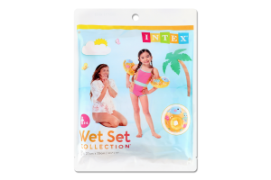 Нарукавники для детей 3-6лет надувные №59651 27х25см Wet set collection Intex 1шт