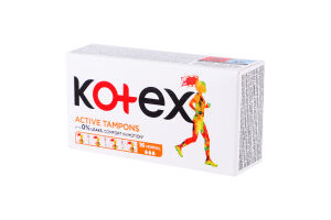 Тампони гігієнічні Normal Active Kotex 16шт
