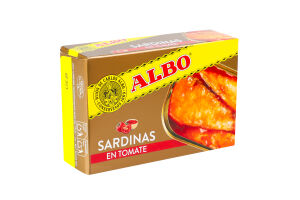 Сардины в томате Albo к/у 120г