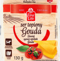 Сыр плавленый 36% ломтики Gouda Fine Life м/у 8х16.25г