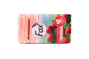 Мило туалетне Полуниця та крем Fax 5х70г
