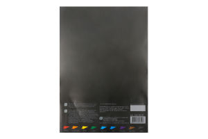 Папір кольоровий Kids Line Black А4 9кольорів 18аркушів ZiBi