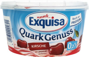 Десерт творожный Exquisa с вишней 0,2%