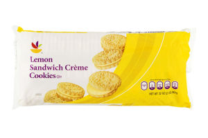 Ahold Lemon Sandwich Creme Cookies