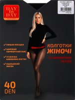 Колготи з зниженною талією чорні 40ден р.4 Day by Day