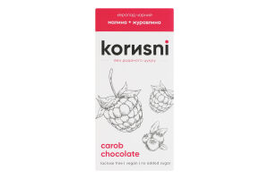 Журавлина в чорному шоколаді без цукру Korиsni к/у 85г