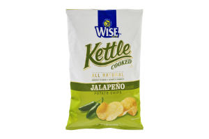 Wise Kettle Cooked Potato Chips Jalapeno