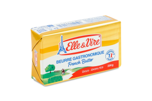 Масло сливочное 82% несоленое Elle&Vire м/у 200г