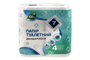 Туал. папір Семерка 4 шт. Біла