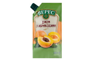 Джем с абрикосами нестерилизованный Верес д/п 140г