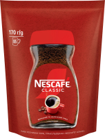 Кофе растворимый гранулированный Classic Nescafe д/п 170г