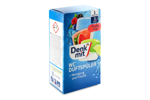 Блок д/унітазу Fruity Trio гелевий 3*55мл Denkmit