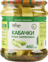 Конс Кабачки Українська Зірка 460 г марин. різані /ТО