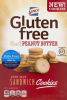 Lance Gluten Free Sandwich Cookies Real Peanut Butter