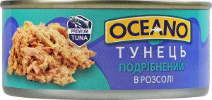 Тунець Oceano подрібнений у власному соку