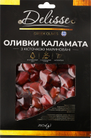 Оливки с косточкой маринованные Каламата Delisse к/у 250г