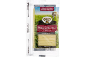 Organic Valley Mild Cheddar Cheese Slices