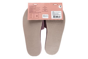 Капці відкриті домашні жіночі Twins №5598 40 ліловий