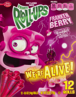 Betty Crocker Fruit Roll-Ups Franken Berry - 12 CT