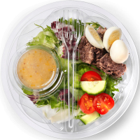 Салат з тунцем та перепелиними яйцями