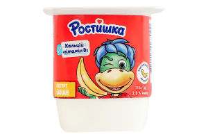 Йогурт 2% с наполнителем Банан Ростишка ст 115г