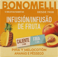 Чай Bonomelli Ананас та персик 12шт И450 (Італ)