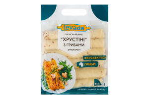 Виріб пекарський заморожений з грибами Хрустіні Levada м/у 510г