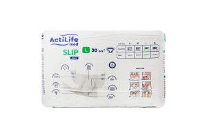 Підгузки д/дорослих Slip Basic L 30шт ActiLife med