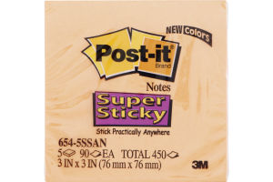 Post-it Notes Super Sticky - 5 PK