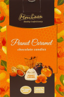 Конфеты шоколадные натуральные ручной работы Арахис-медовая карамель MonLasa к/у 100г
