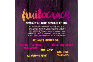 Dole Fruitocracy Squeezable Fruit Pouch Apple Banana - 4 CT