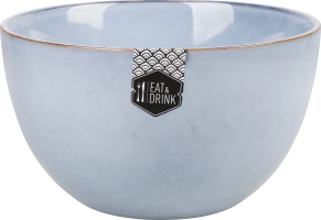 Миска Eat&Drink серая 13,7см D-1