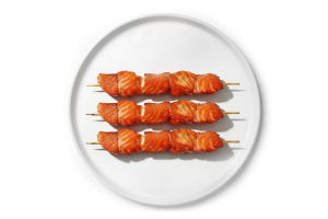 Лосось кусочки горячего копчения КФ