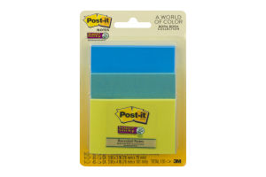 Post-it Notes Super Sticky Bora Bora Collections - 3 PK