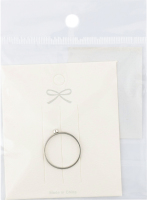 Каблучка сірий метал FHF25618M32