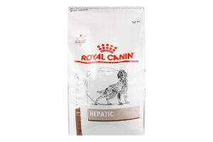 Корм д/дорослих собак Гепатік при захворюванні печінки сухий 12кг Роял Канін