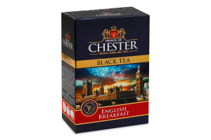Бленд чаю чорного цейлонського байхового листового FBOP English breakfast Prince of Chester в/с к/у 80г