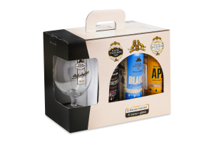 Набір Пиво Rinktinis+IPA+APA+Blanc+Bohemijos Dark+Baltic Porter 6х0.568л + келих 0.568л Volfas Engelman к/у
