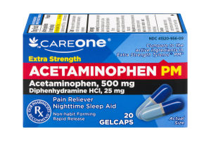CareOne Acetaminophen PM - 20 CT