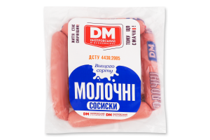 Сосиски Молочные Дніпровський м'ясокомбінат в/с кг