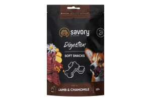 Лакомства для собак Lamb&Chamomile Adult Digestion Savory д/п 200г