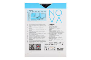 Колготки жіночі Nova Comfort 40 чорний р.3