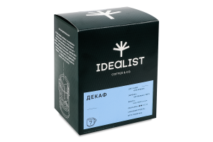 Кофе молотый в дрип-пакете Декаф Idealist Coffee&Co. к/у 7х12г