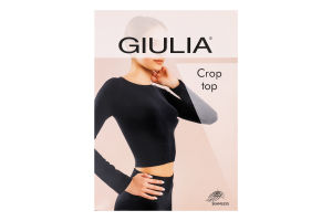 Футболка жіноча Giulia Crop top bianco S/M