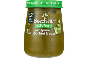 Beech-Nut Naturals Just Spinach, Zucchini & Peas Stage 2