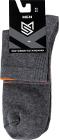 Шкарпетки чоловічі MovementStandard №MS M0211S 51 42-43 сірий меланж