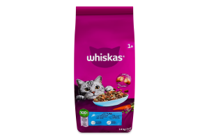 Корм сухой полнорационный для взрослых котов С тунцом Whiskas кг